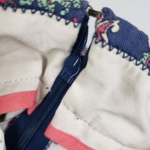 J Crew Factory Stretch Women's Paisley Geometric Shorts Side Zip Size 6 - Picture 8 of 14